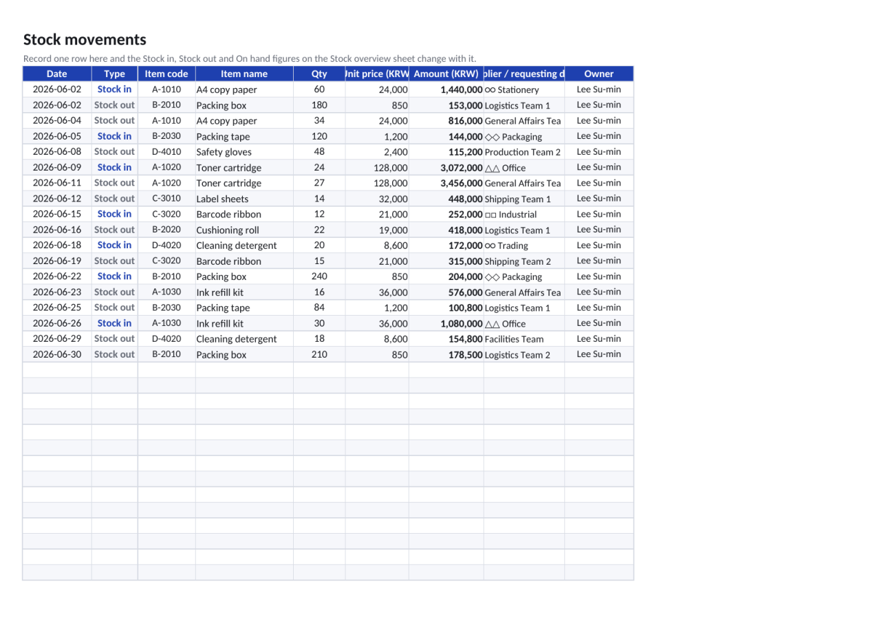 Preview 2 — Inventory Tracker