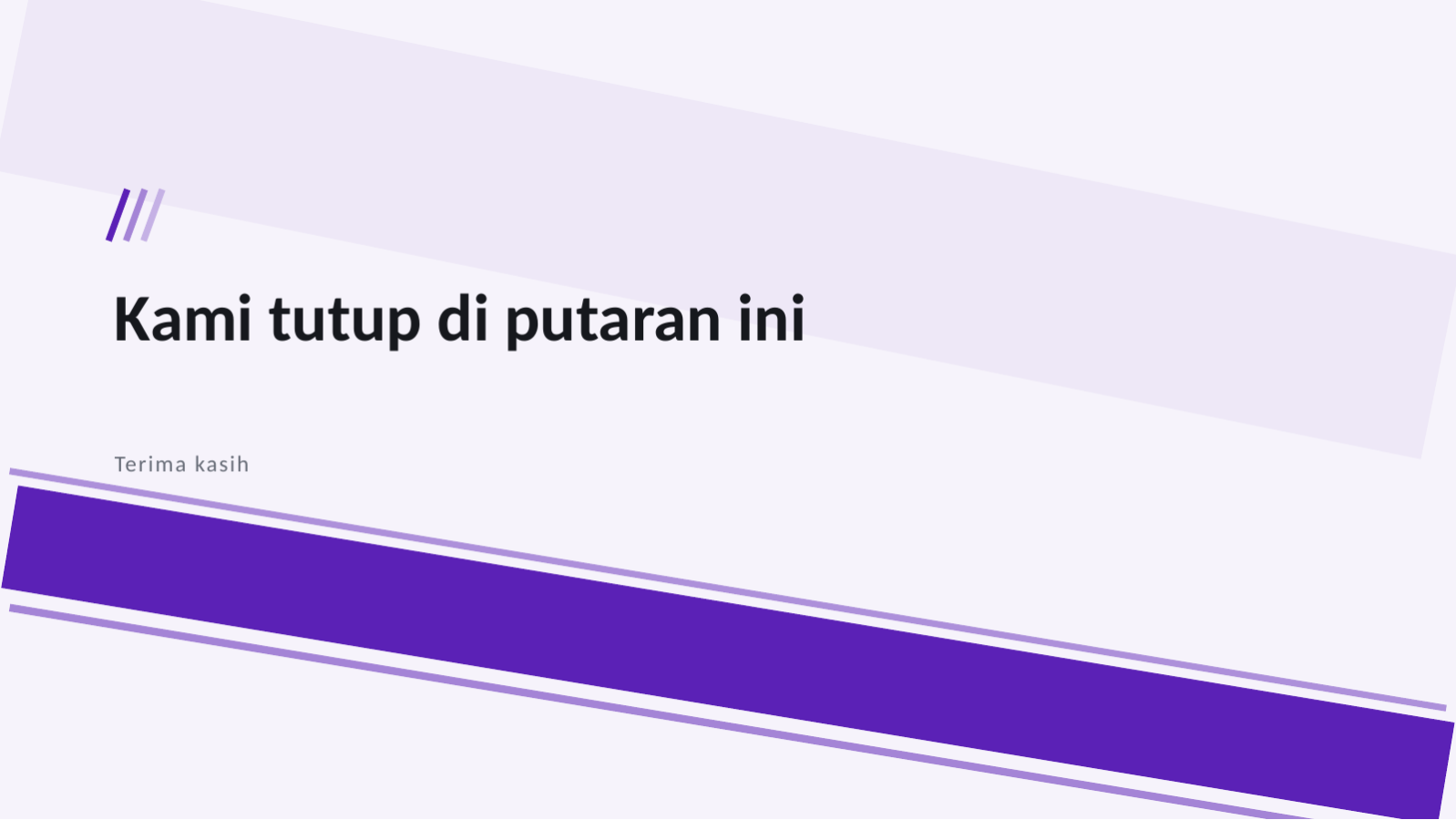 Slide 10 — Deck ringkasan penggalangan dana