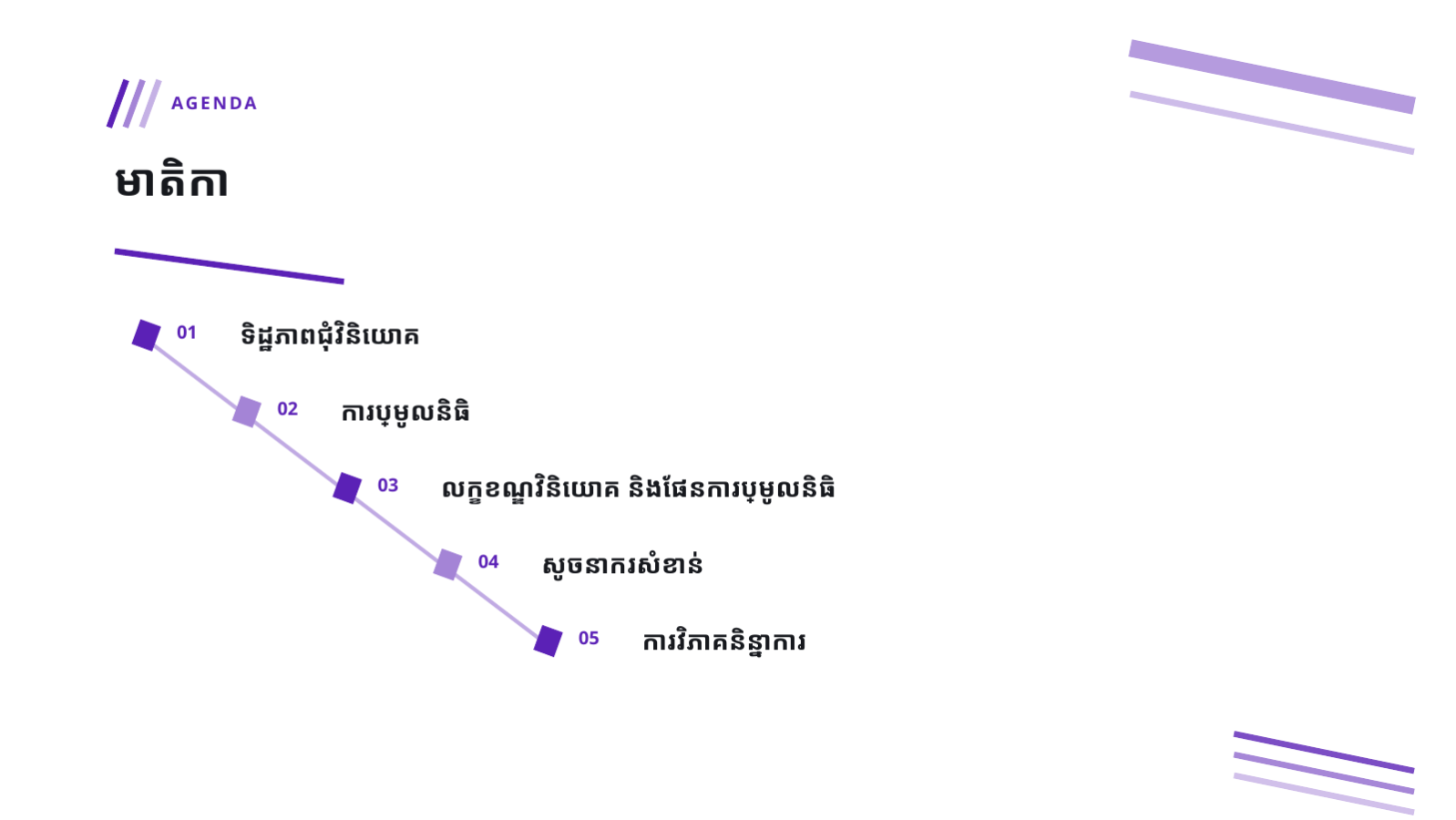 ស្លាយ 2 — ឯកសារសង្ខេប ការកៀរគរមូលធន