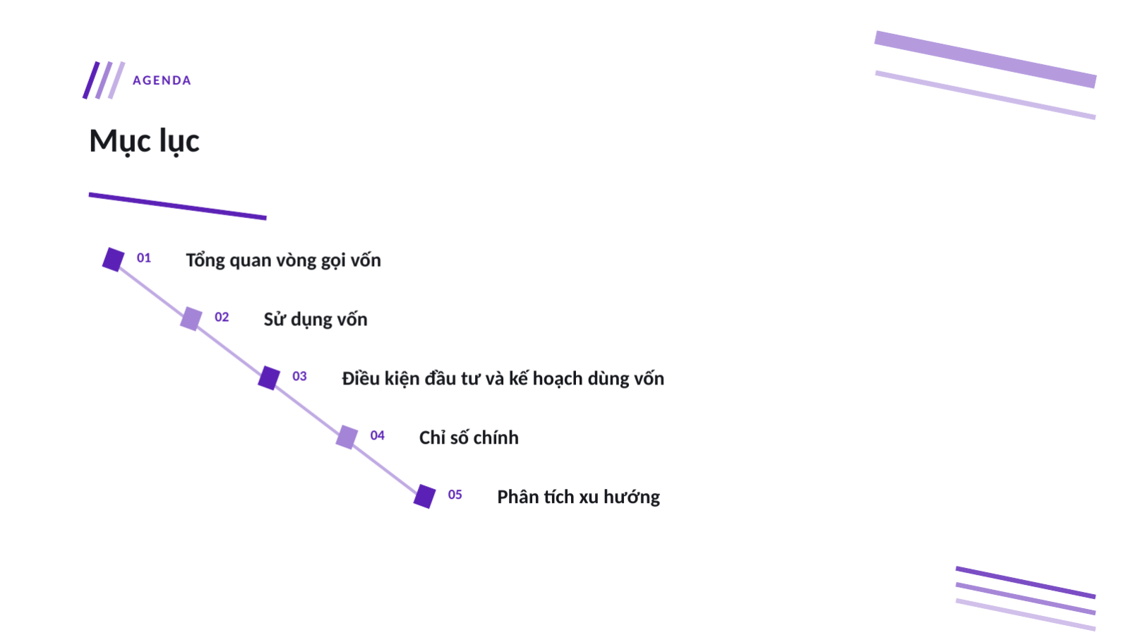 Trang chiếu 2 — Deck tóm tắt gọi vốn
