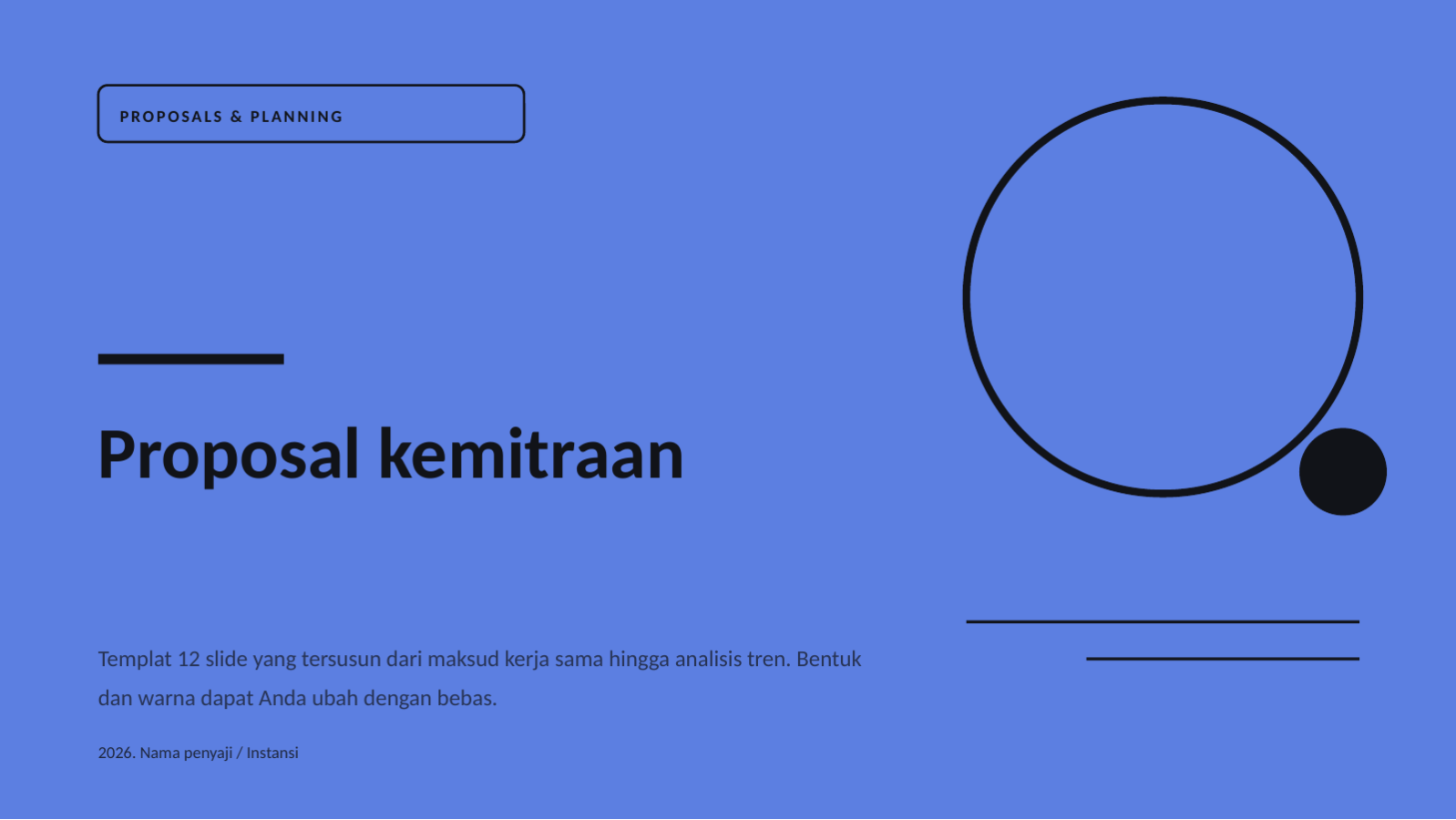 Slide 1 — Proposal kemitraan
