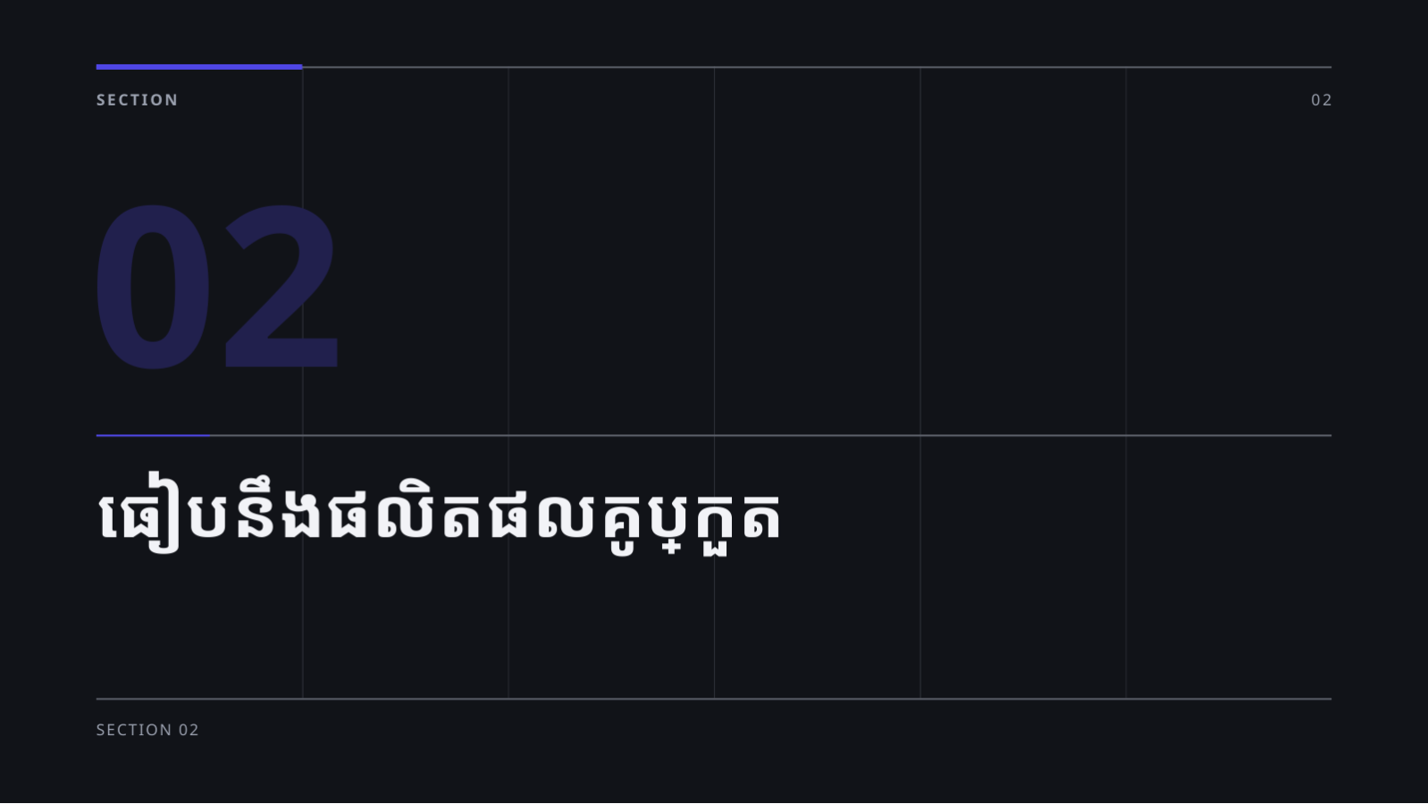 ស្លាយ 5 — ឯកសារណែនាំផលិតផល IT (ផ្ទៃងងឹត)