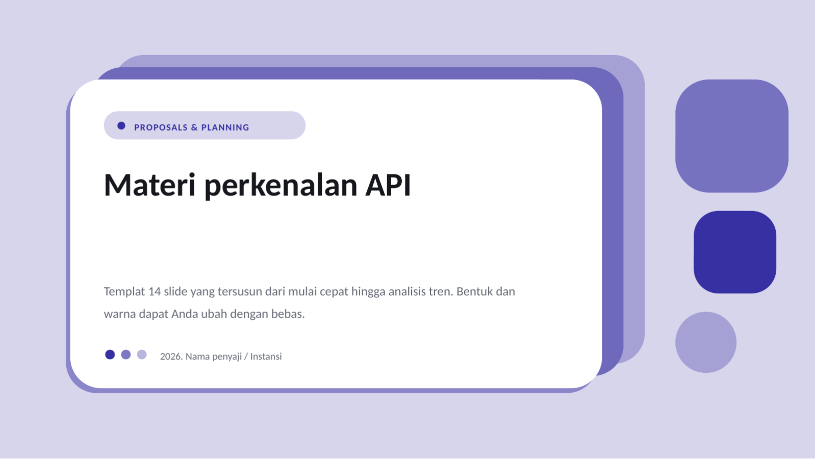 Slide 1 — Materi perkenalan API