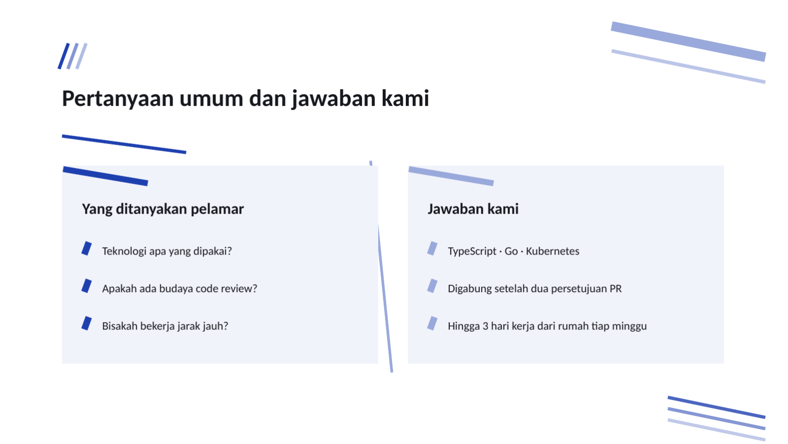 Slide 9 — Sosialisasi rekrutmen pengembang