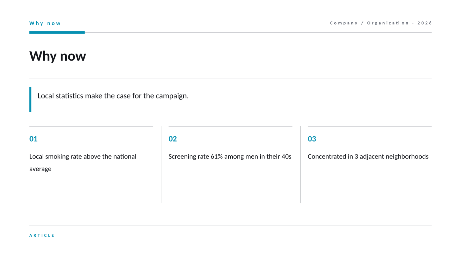 Slide 4 — Public Health Campaign Deck