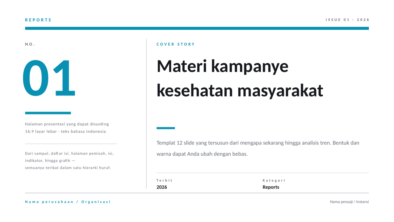 Slide 1 — Materi kampanye kesehatan masyarakat