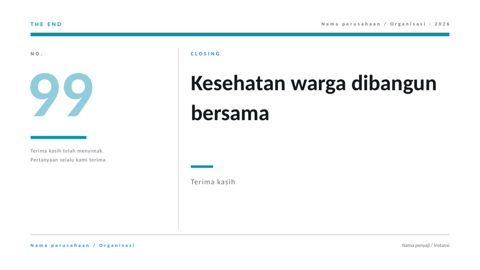 Slide 12 — Materi kampanye kesehatan masyarakat