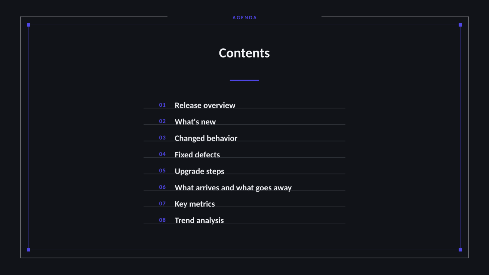 Slide 2 — Release Notes Deck
