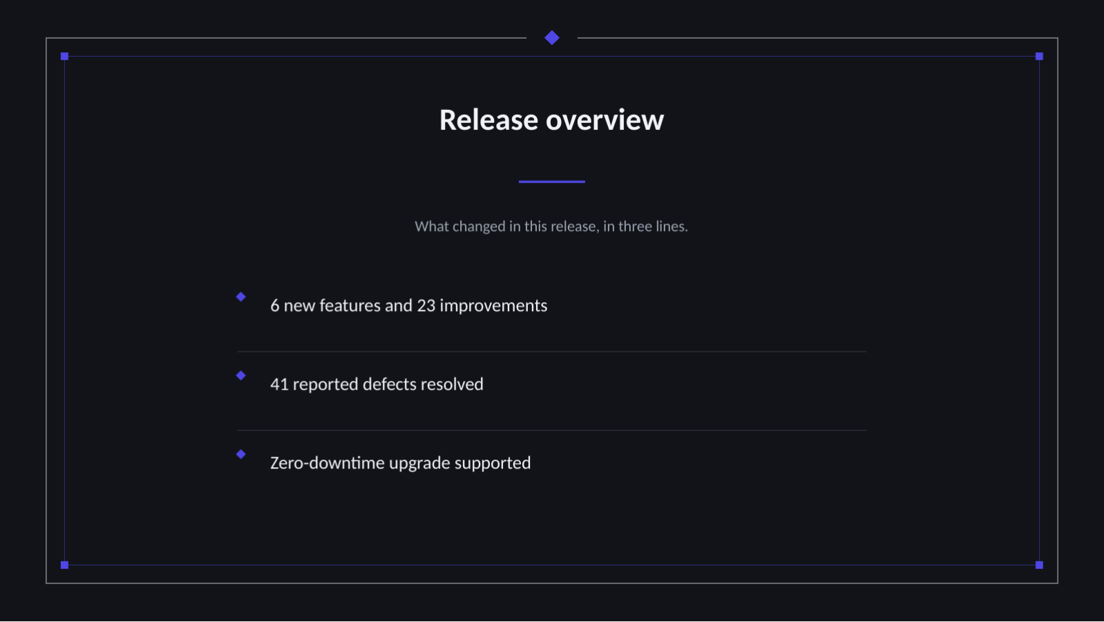 Slide 4 — Release Notes Deck