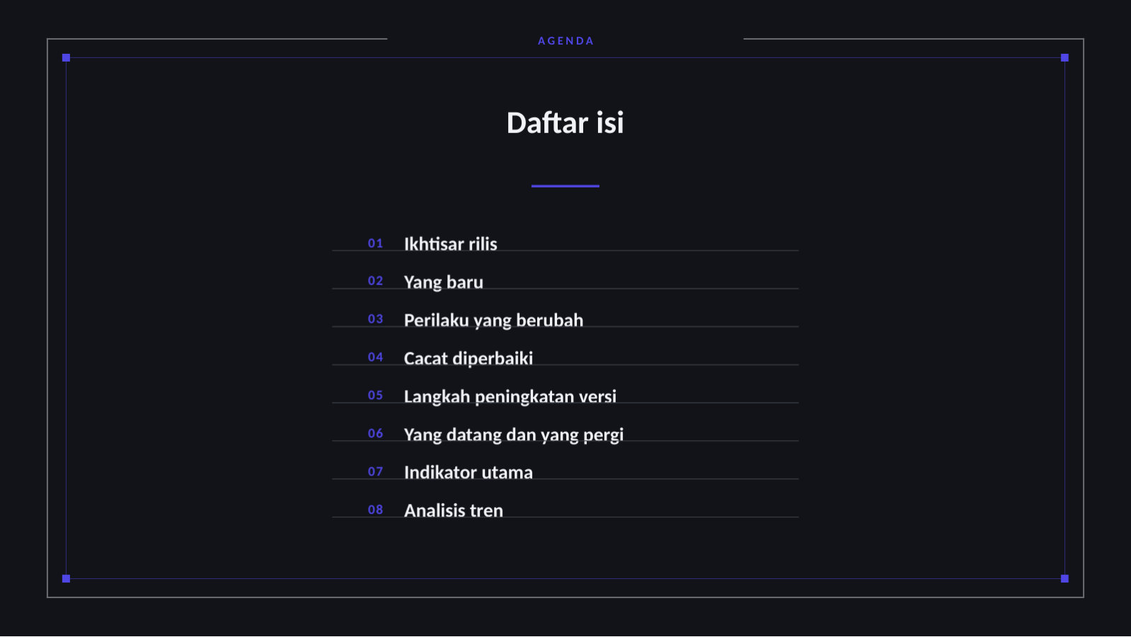 Slide 2 — Presentasi catatan rilis