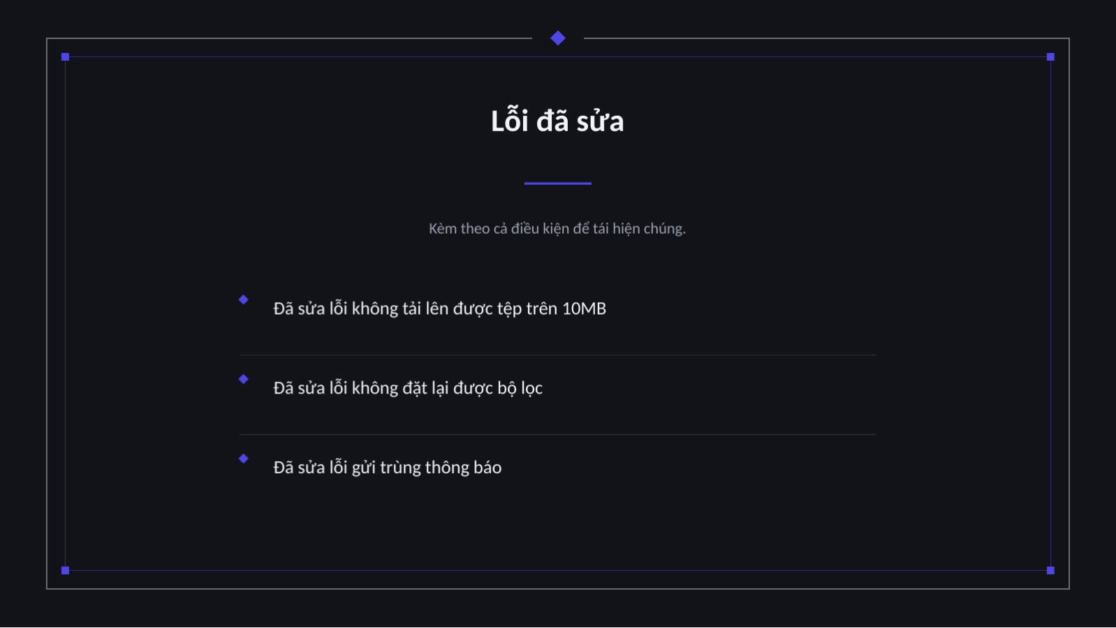 Trang chiếu 10 — Trình bày ghi chú phát hành