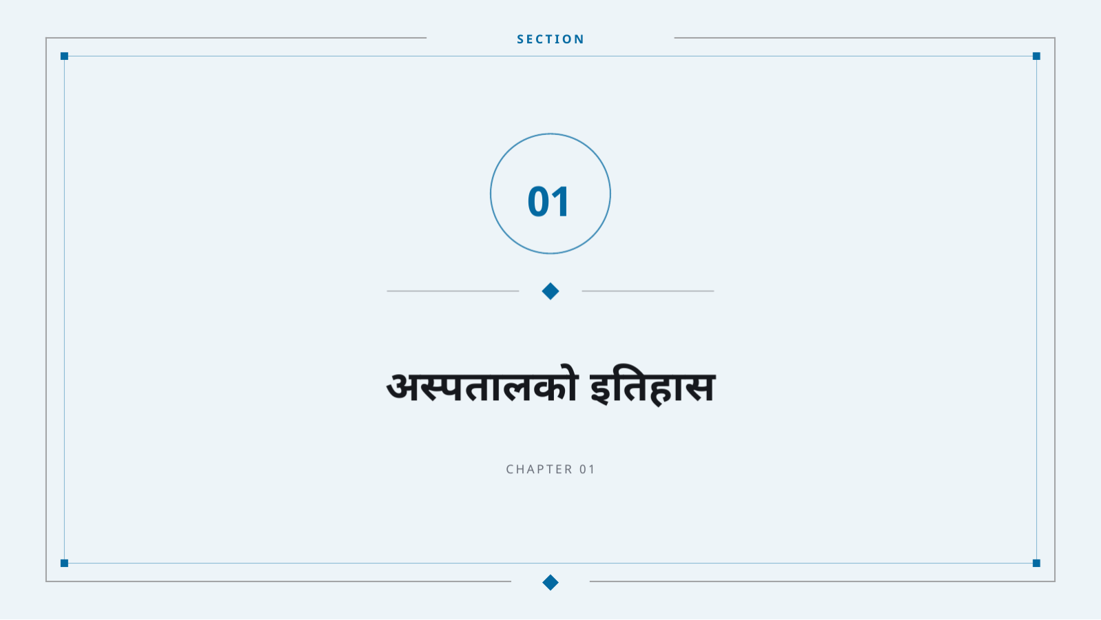 स्लाइड 3 — अस्पताल परिचय सामग्री
