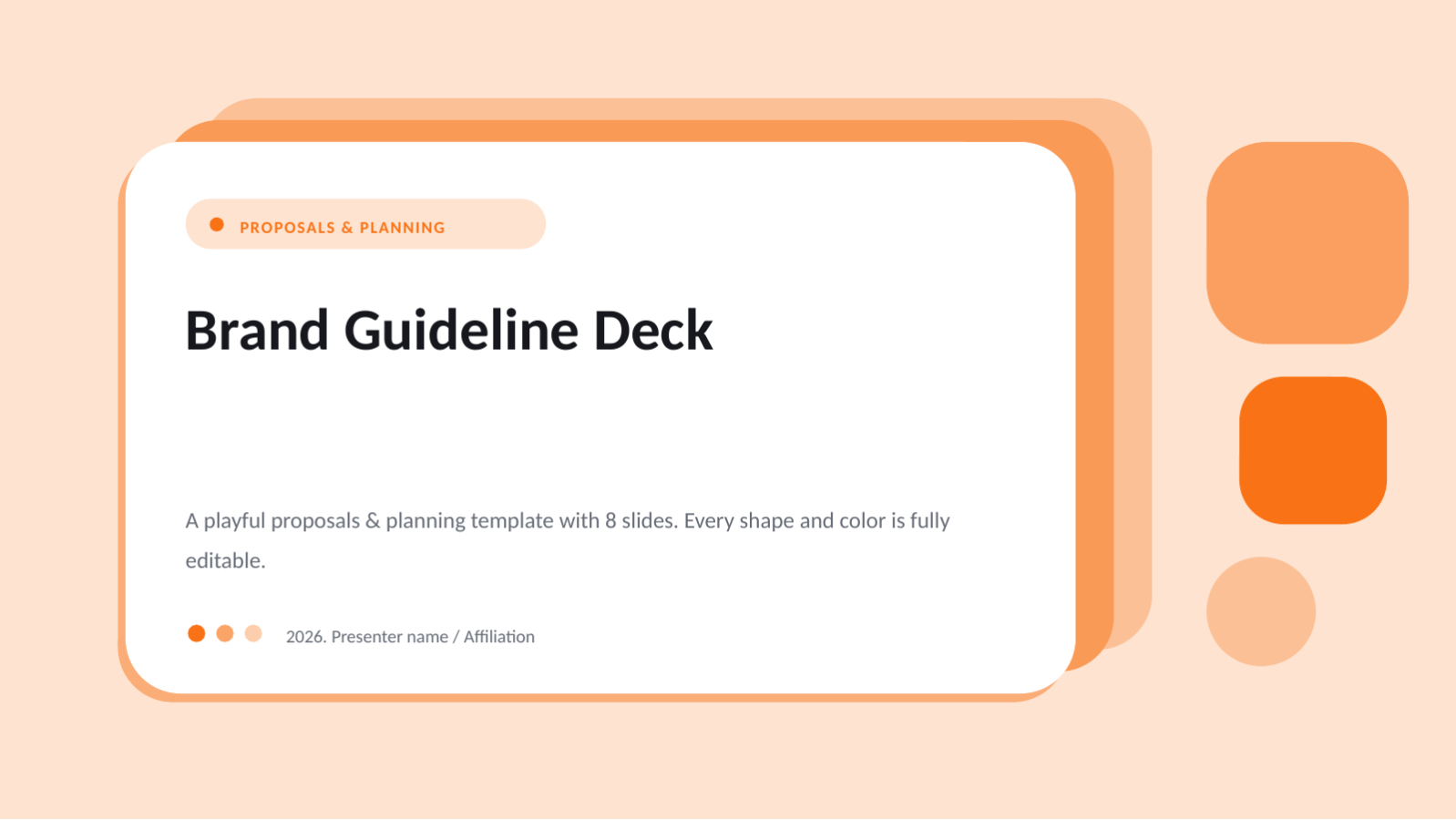 Slide 1 — Brand Guideline Deck