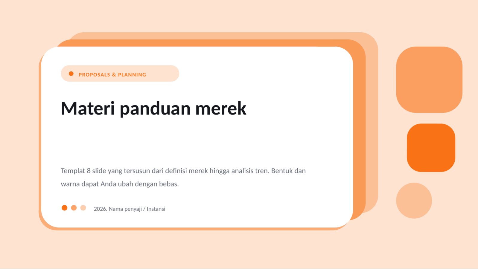 Slide 1 — Materi panduan merek
