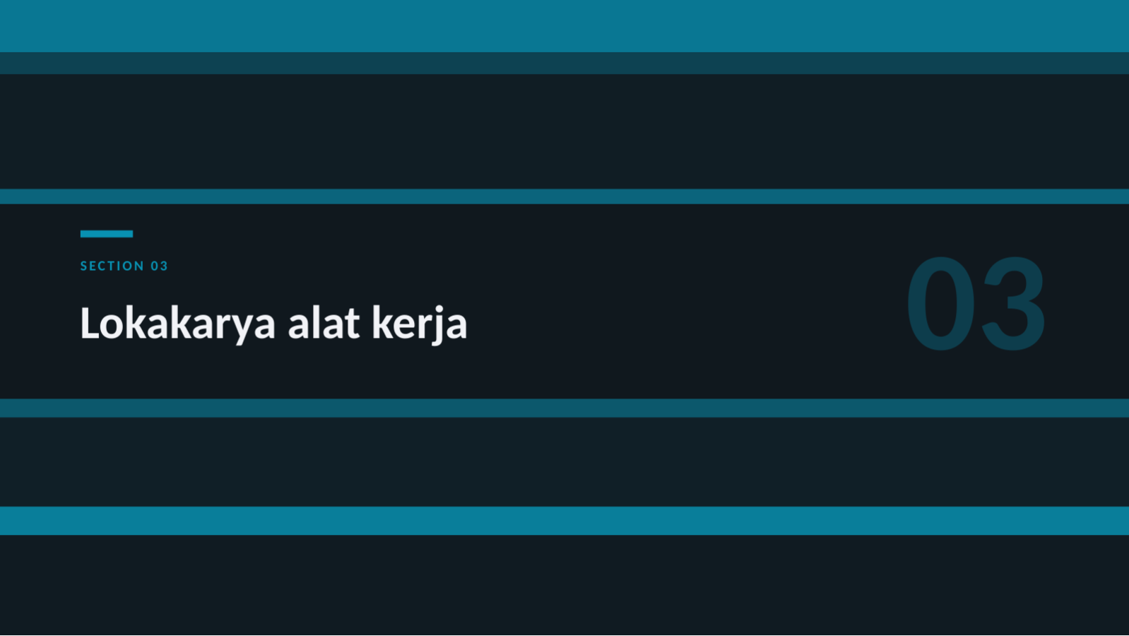 Slide 7 — Materi pelatihan karyawan baru