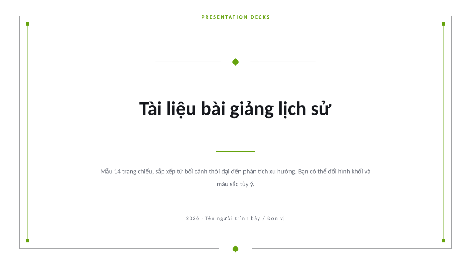 Trang chiếu 1 — Tài liệu bài giảng lịch sử