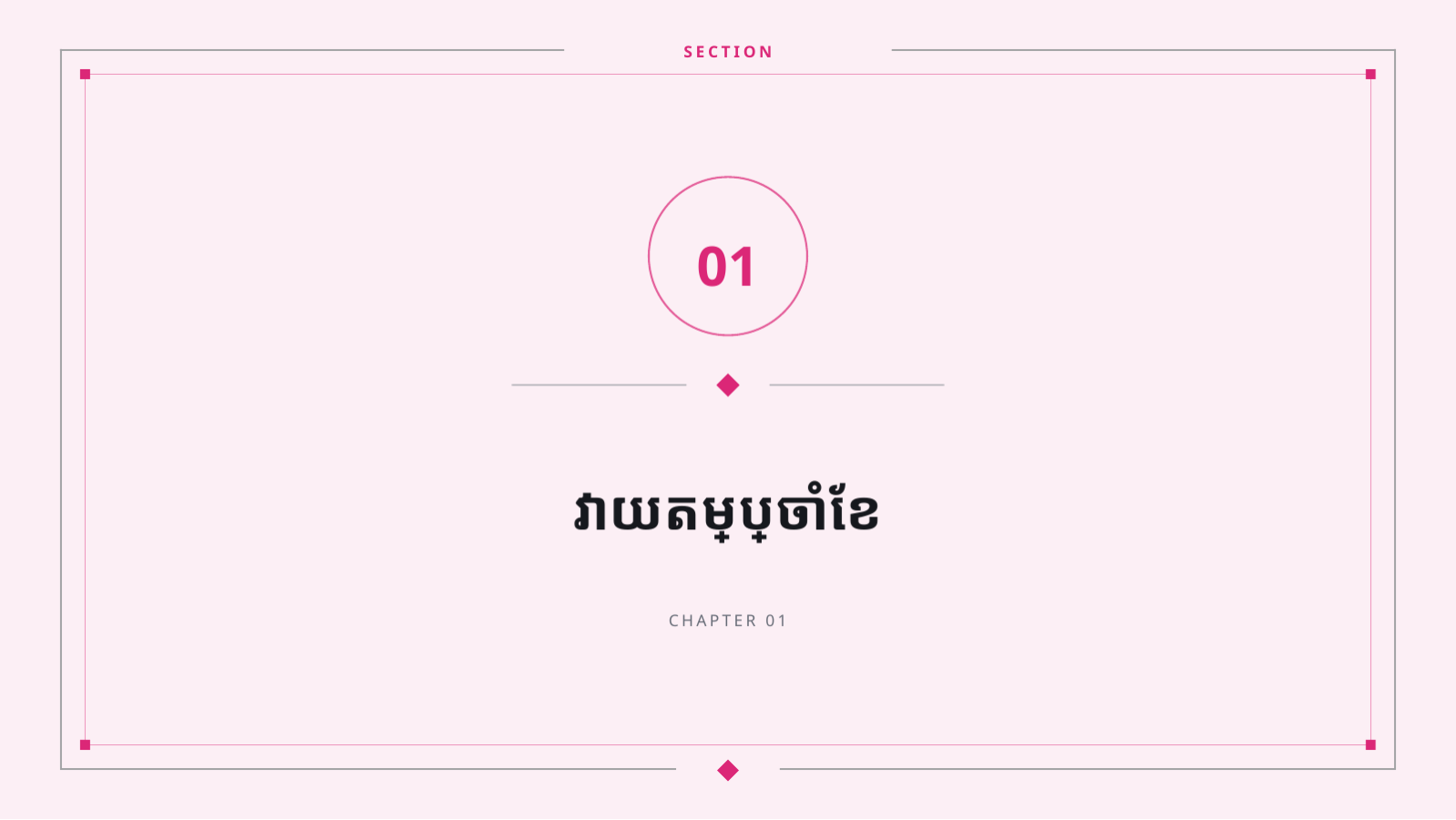 ស្លាយ 3 — របាយការណ៍លទ្ធផលទីផ្សារ ប្រចាំខែ