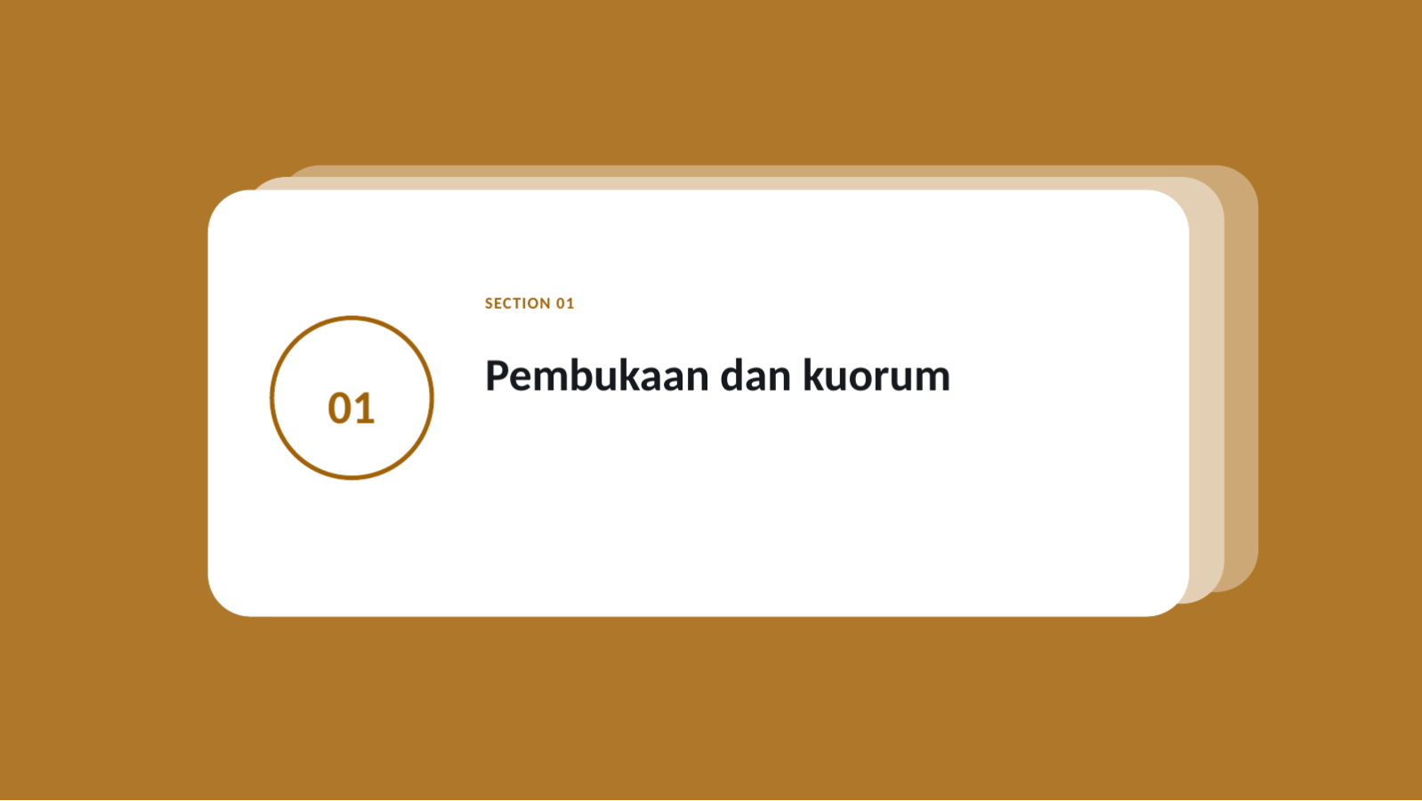 Slide 3 — Materi rapat direksi