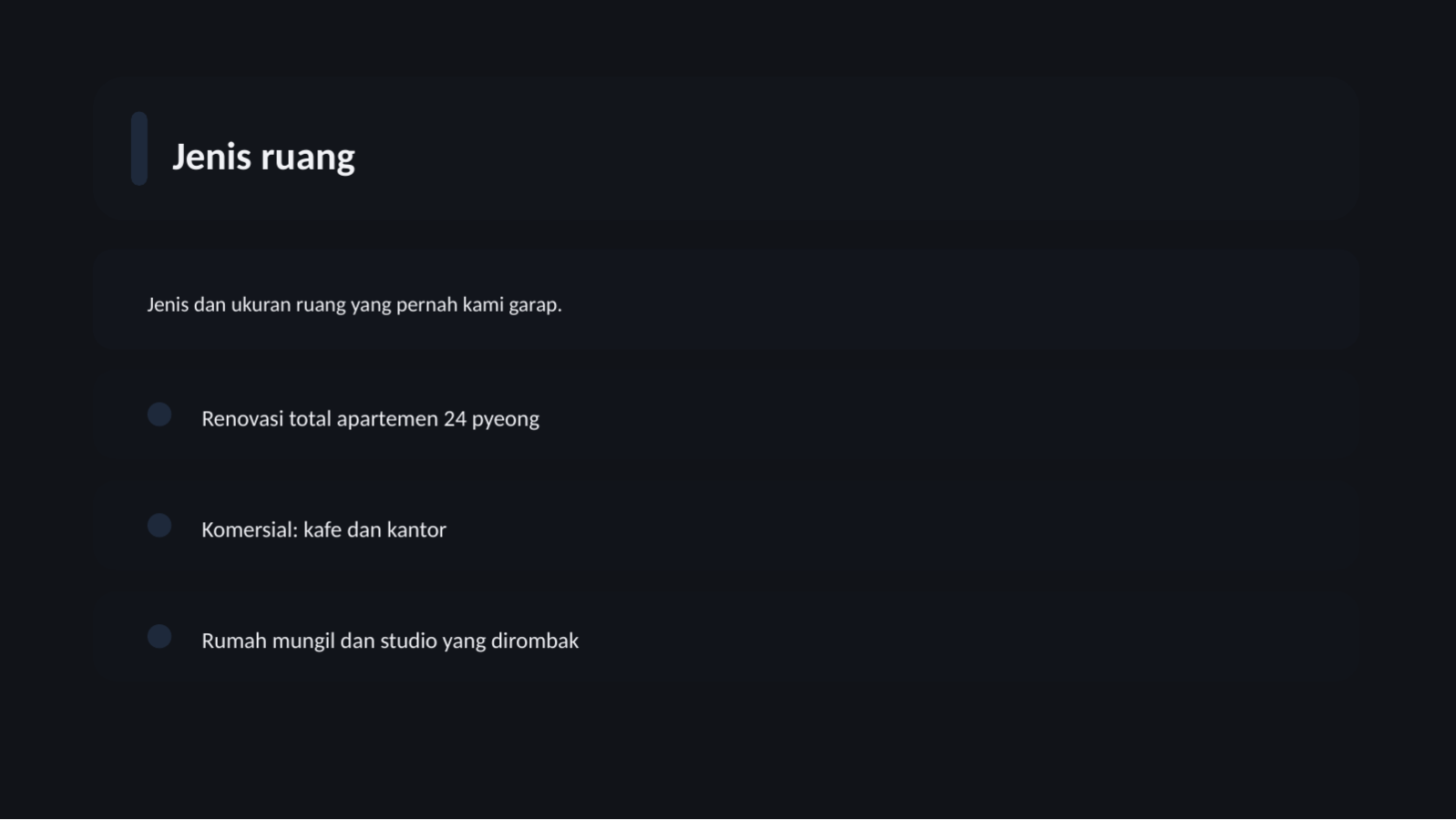 Slide 6 — Portofolio desain interior