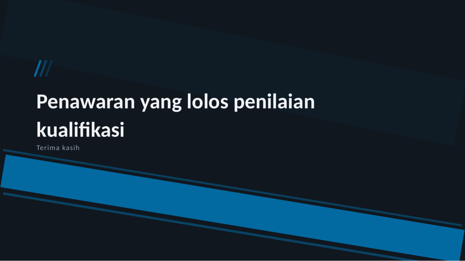 Slide 8 — Templat proposal tender