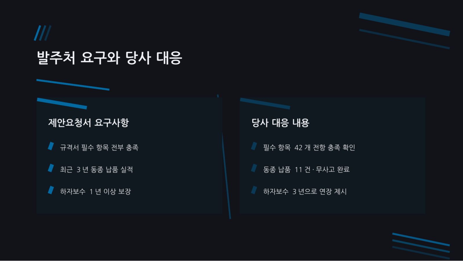 슬라이드 5 — 입찰 제안서 템플릿