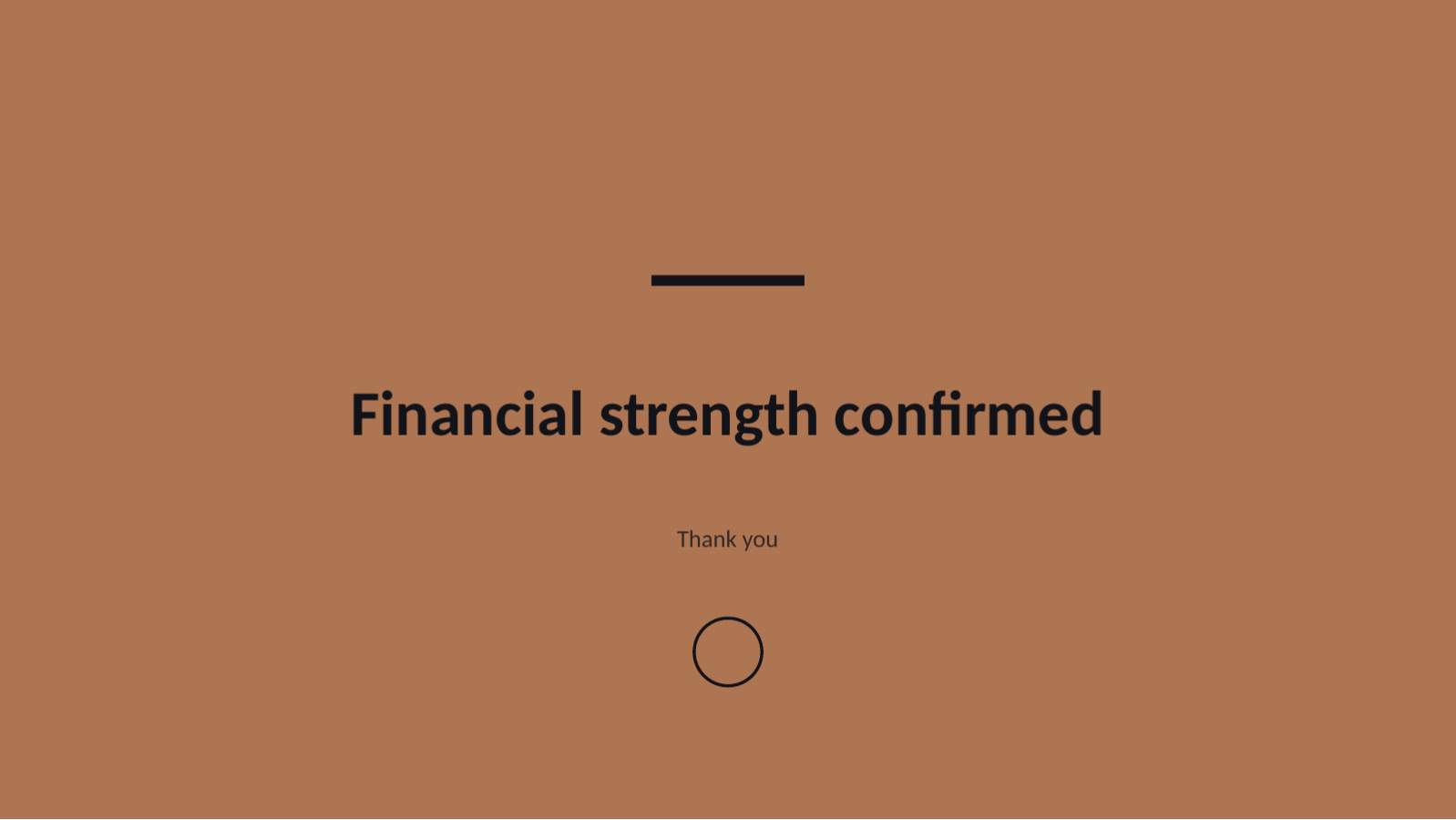 Slide 8 — Financial Review Deck