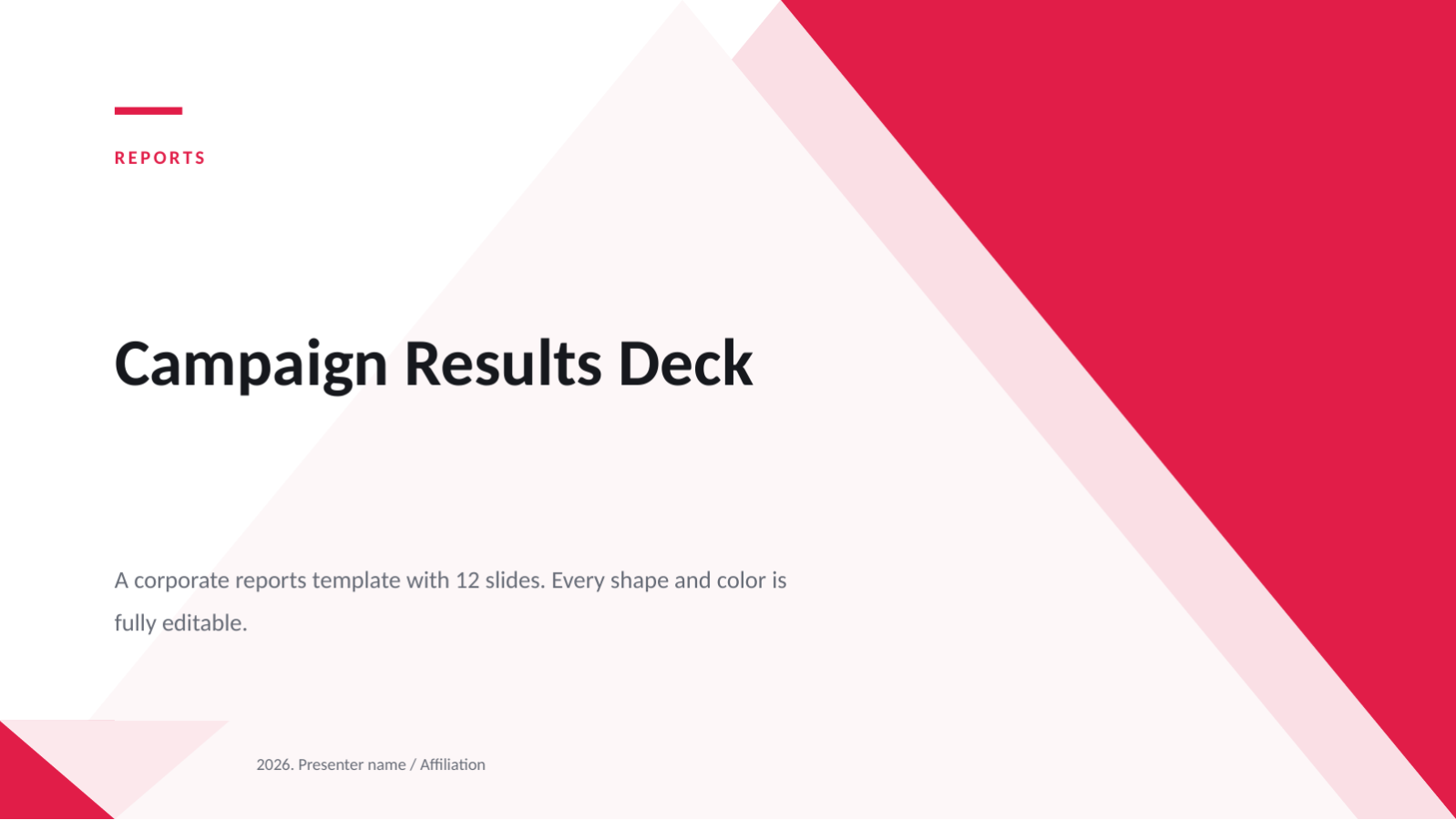 Slide 1 — Campaign Results Deck