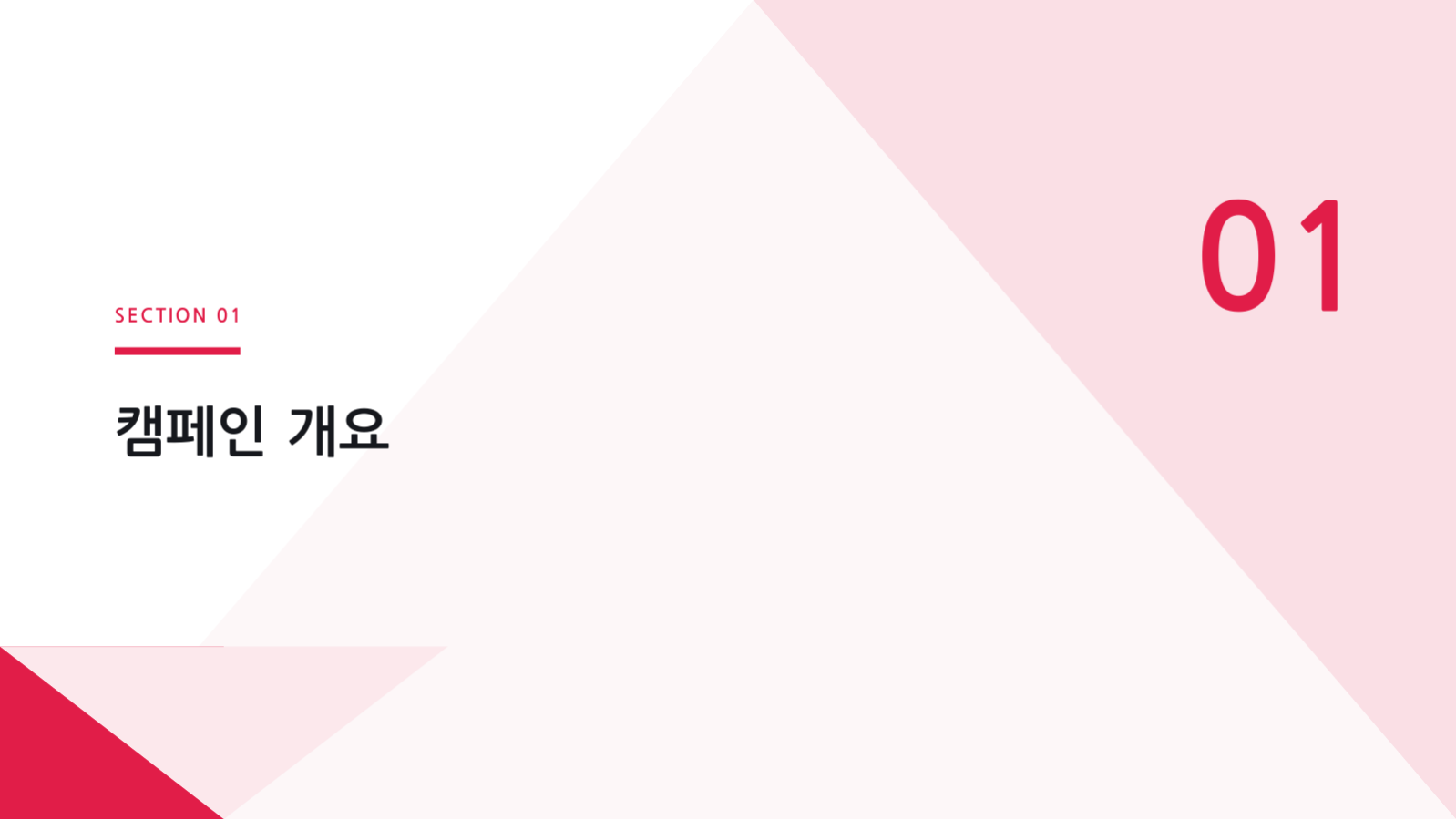 슬라이드 3 — 캠페인 결과 보고