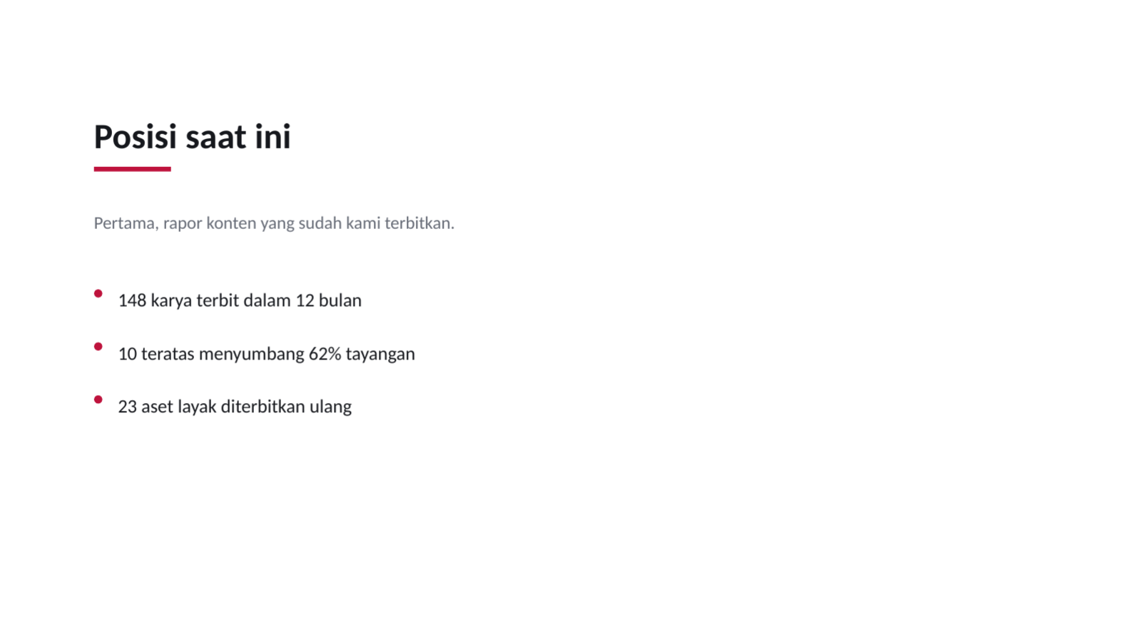 Slide 4 — Rancangan strategi konten