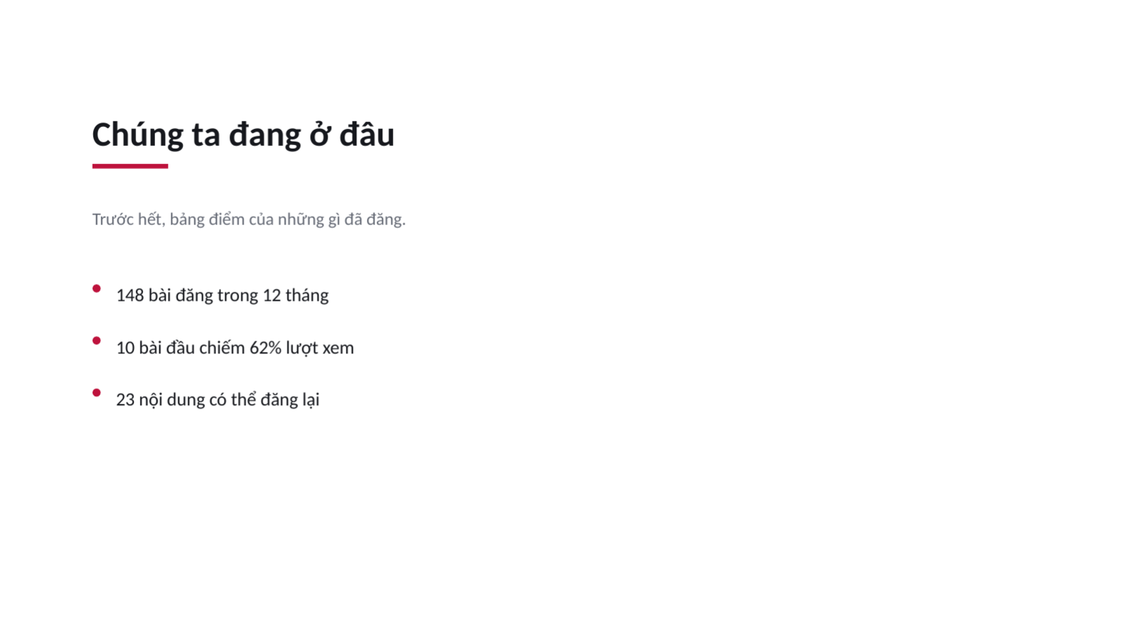 Trang chiếu 4 — Đề án chiến lược nội dung