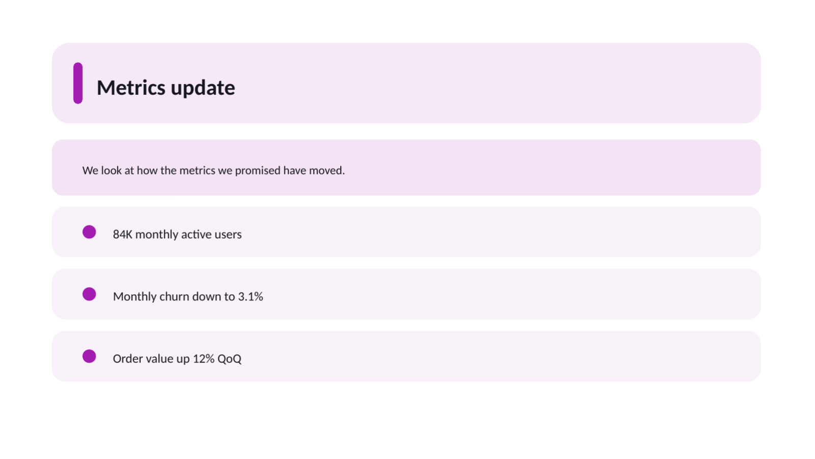 Slide 6 — Investor Update Deck