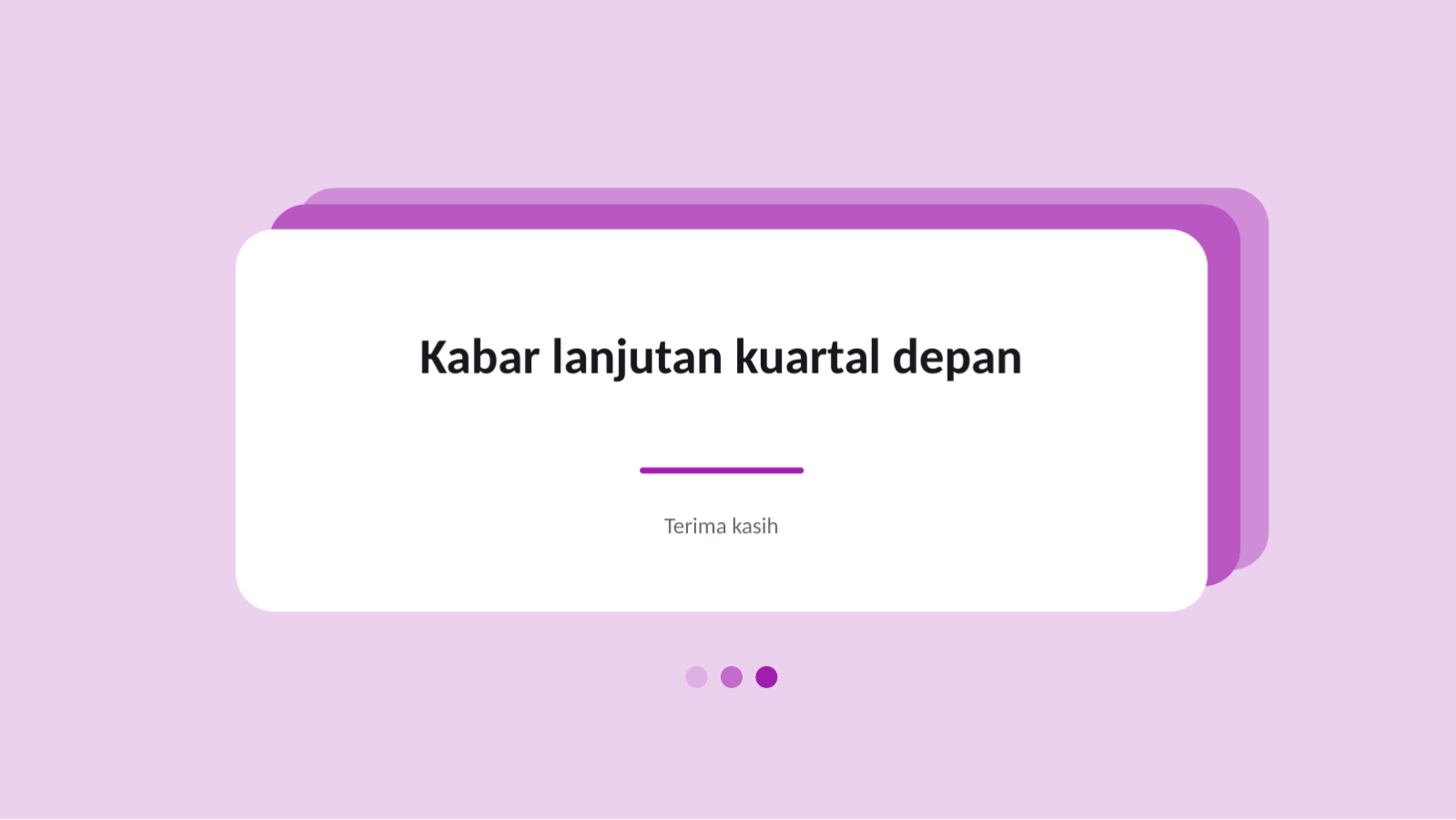 Slide 10 — Pembaruan untuk investor