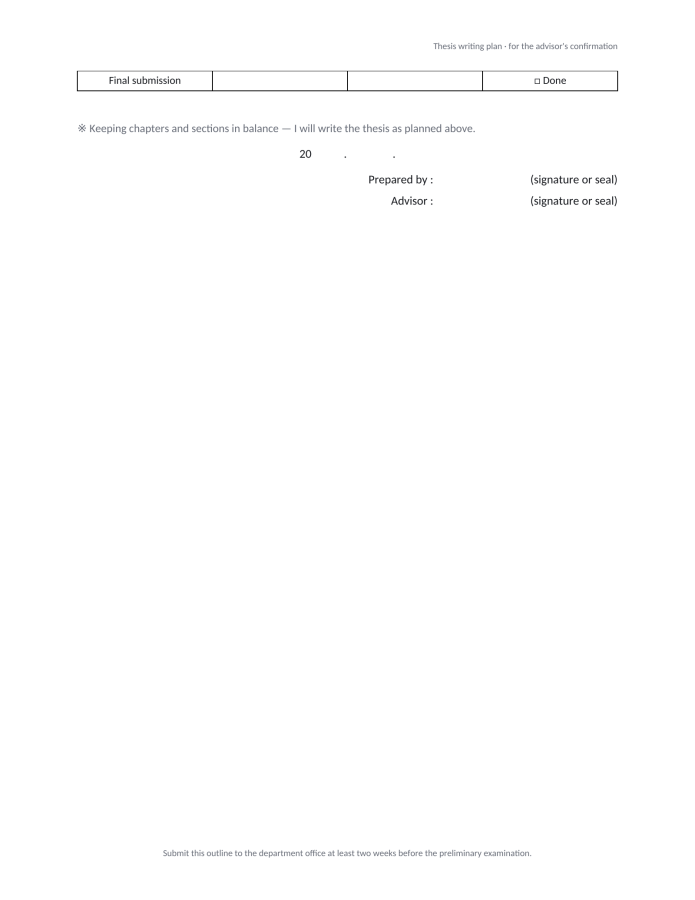 Page 4 — Thesis Outline Template