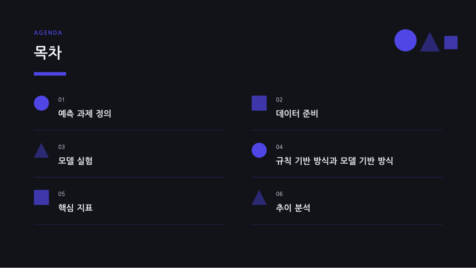 슬라이드 2 — AI 프로젝트 발표 자료