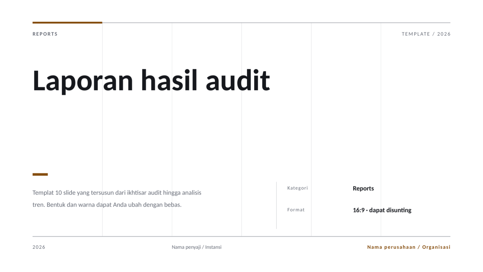 Slide 1 — Laporan hasil audit
