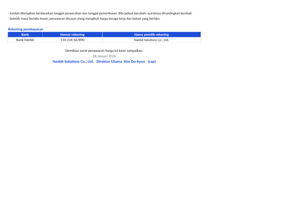 Pratinjau 2 — Format rincian transaksi