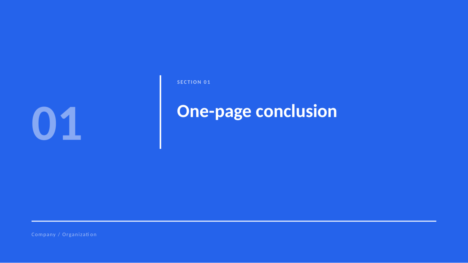 Slide 3 — Executive Summary Deck