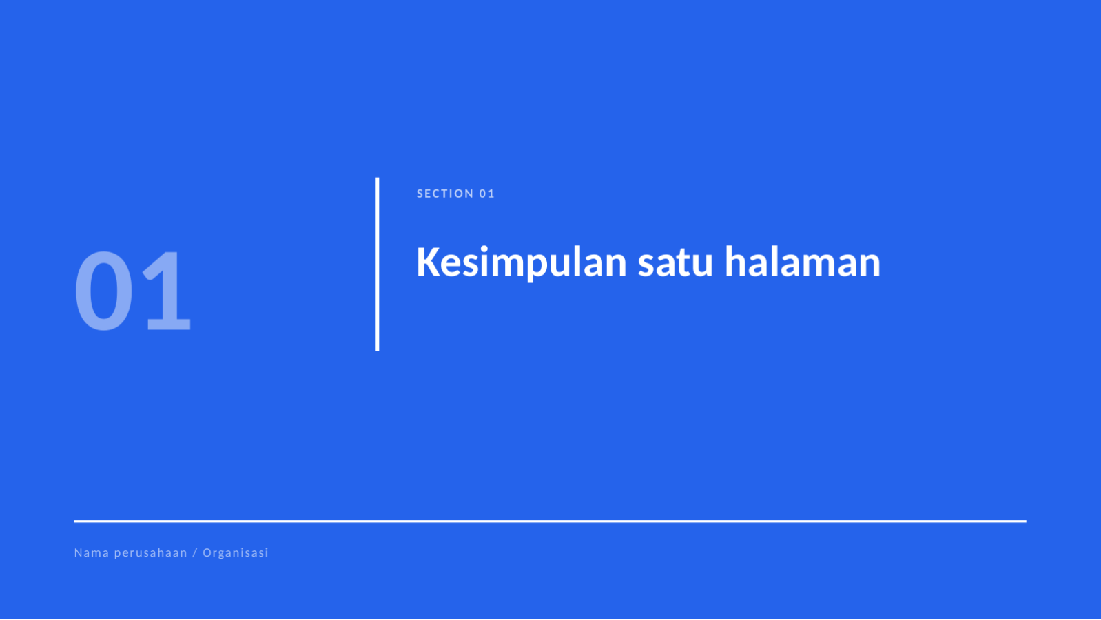 Slide 3 — Ringkasan eksekutif