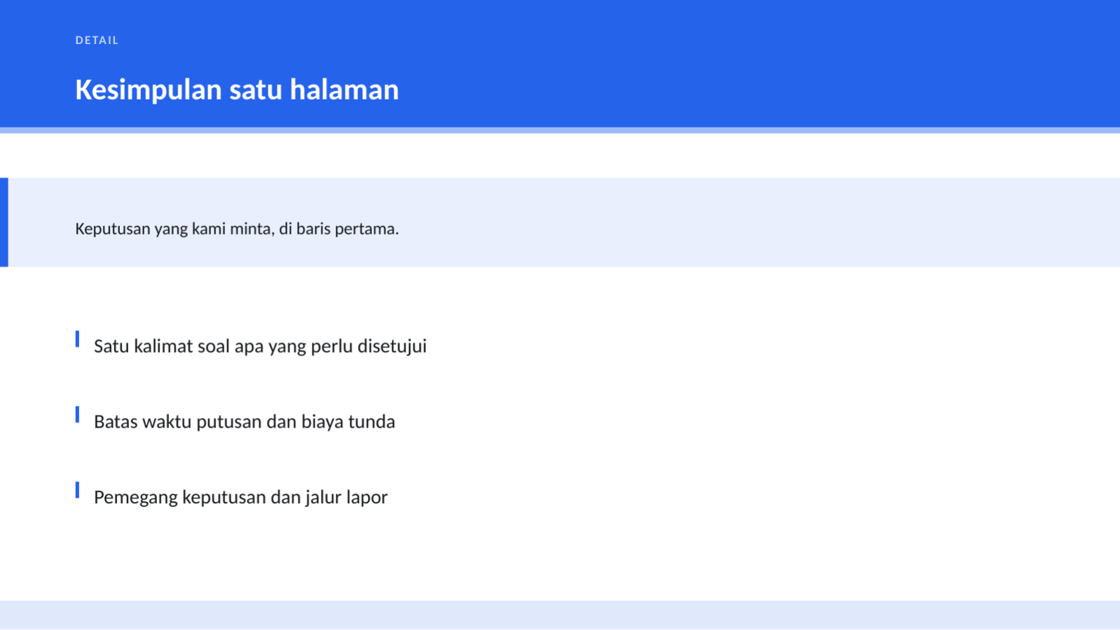 Slide 4 — Ringkasan eksekutif