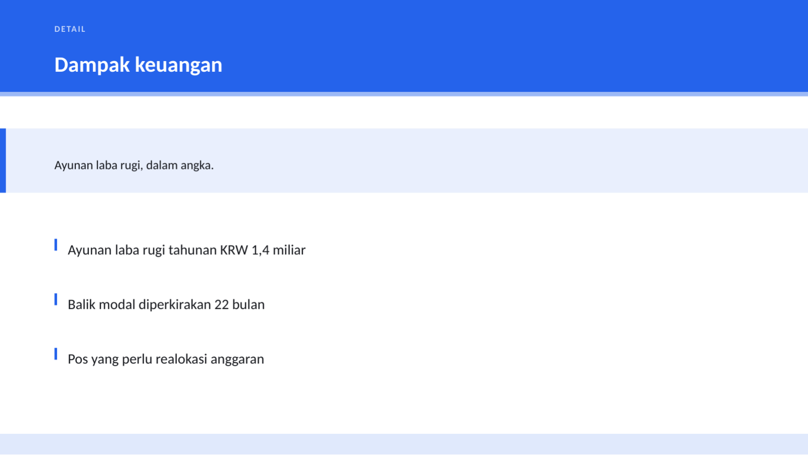 Slide 10 — Ringkasan eksekutif