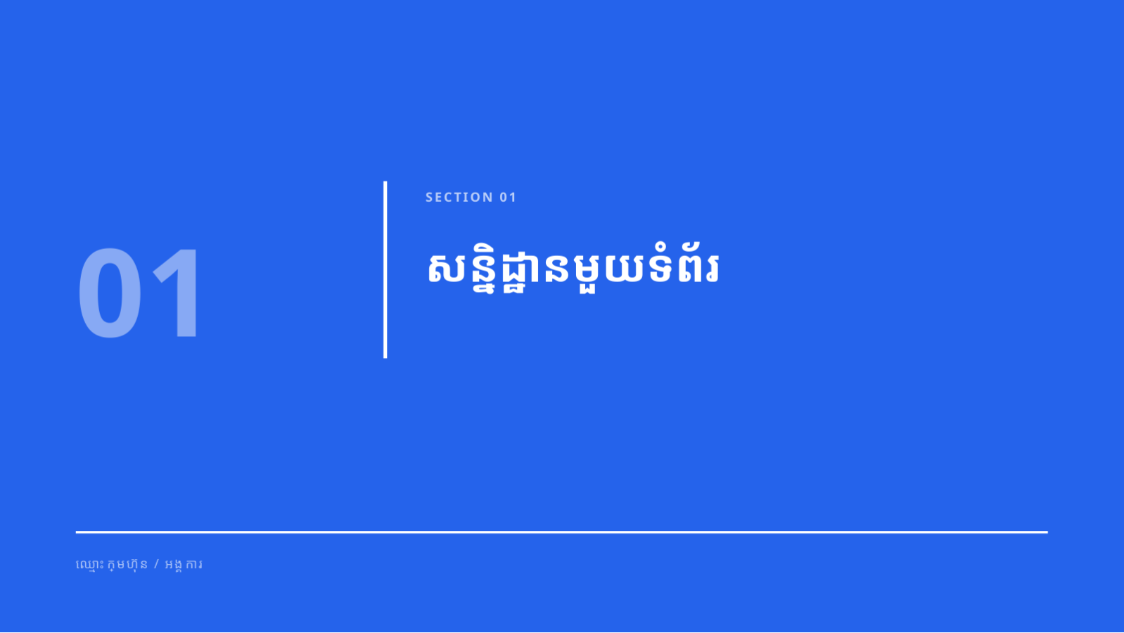 ស្លាយ 3 — សេចក្តីសង្ខេប ជូនថ្នាក់ដឹកនាំ