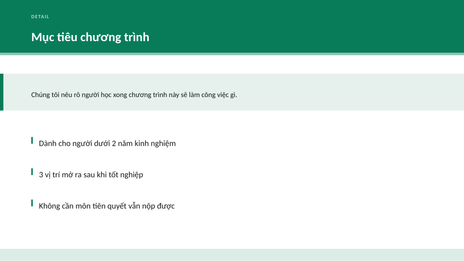 Trang chiếu 4 — Tài liệu giới thiệu khóa đào tạo