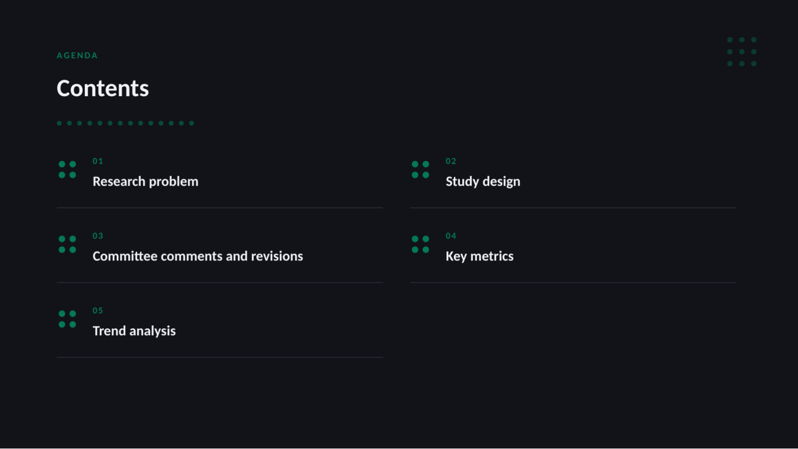 Slide 2 — Thesis Defense Deck