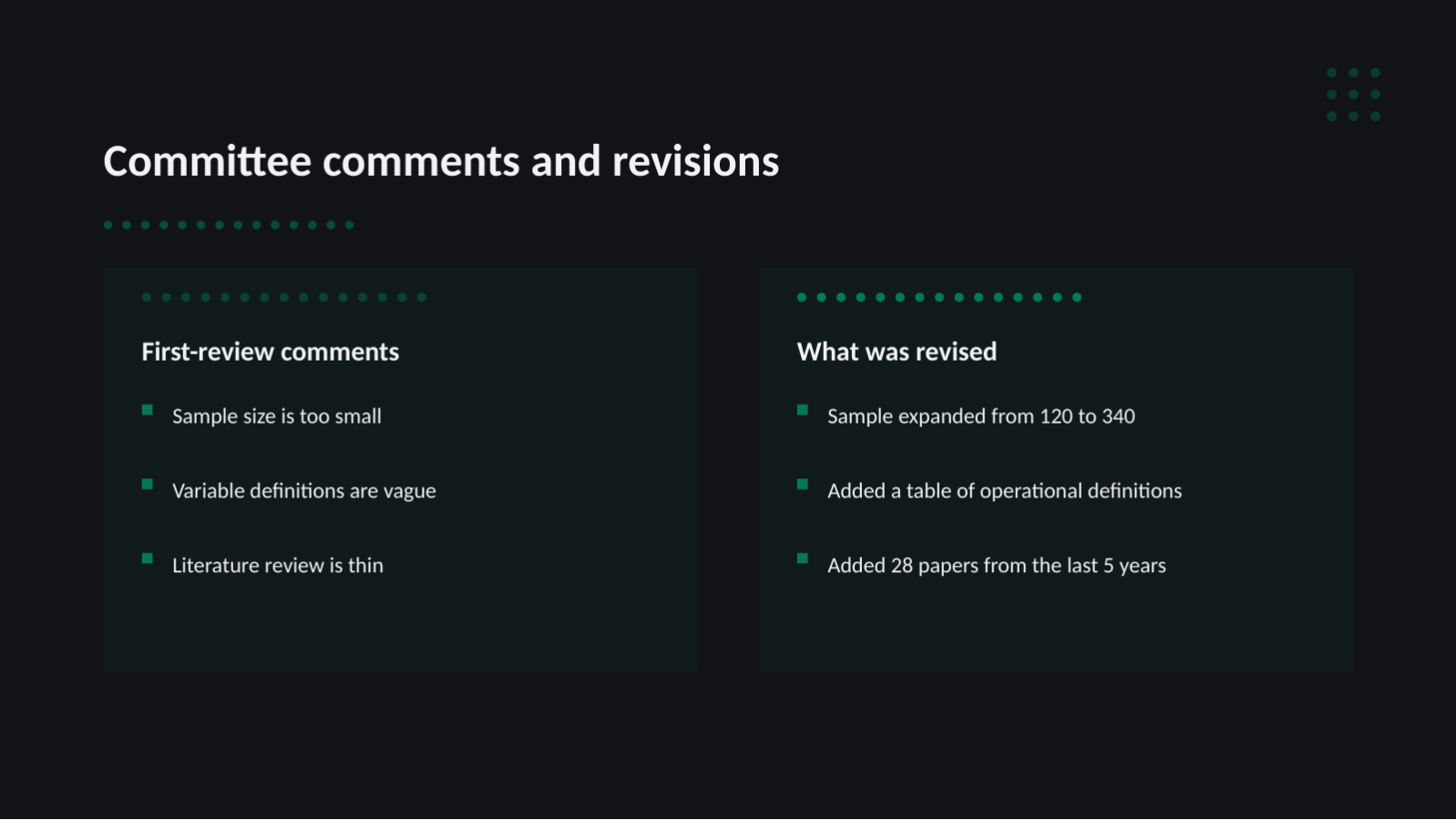 Slide 7 — Thesis Defense Deck