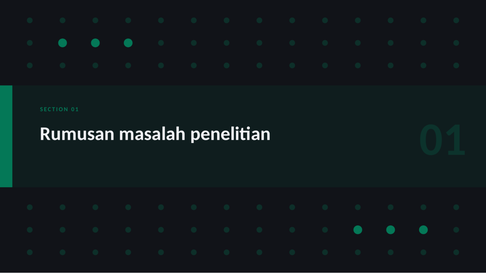 Slide 3 — Materi sidang tesis