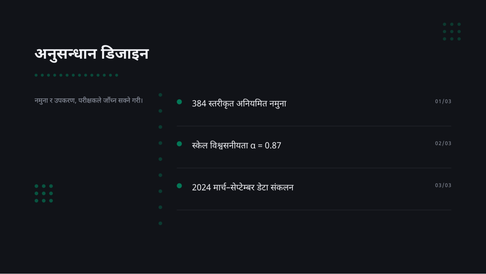 स्लाइड 6 — शोधपत्र प्रतिरक्षा सामग्री