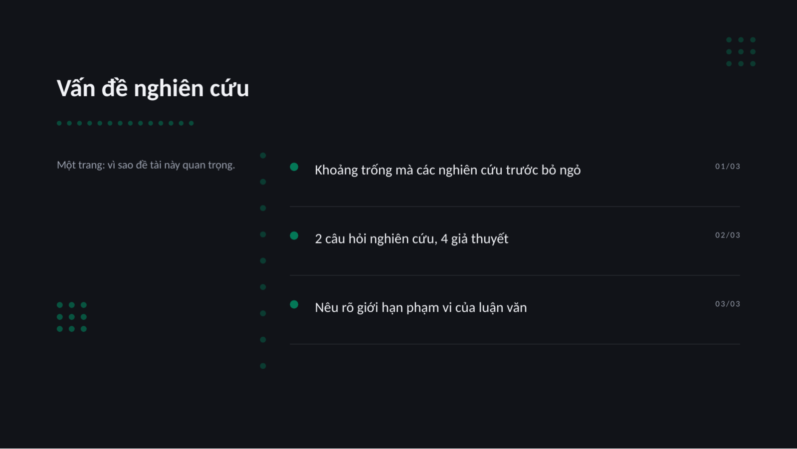Trang chiếu 4 — Tài liệu bảo vệ luận văn