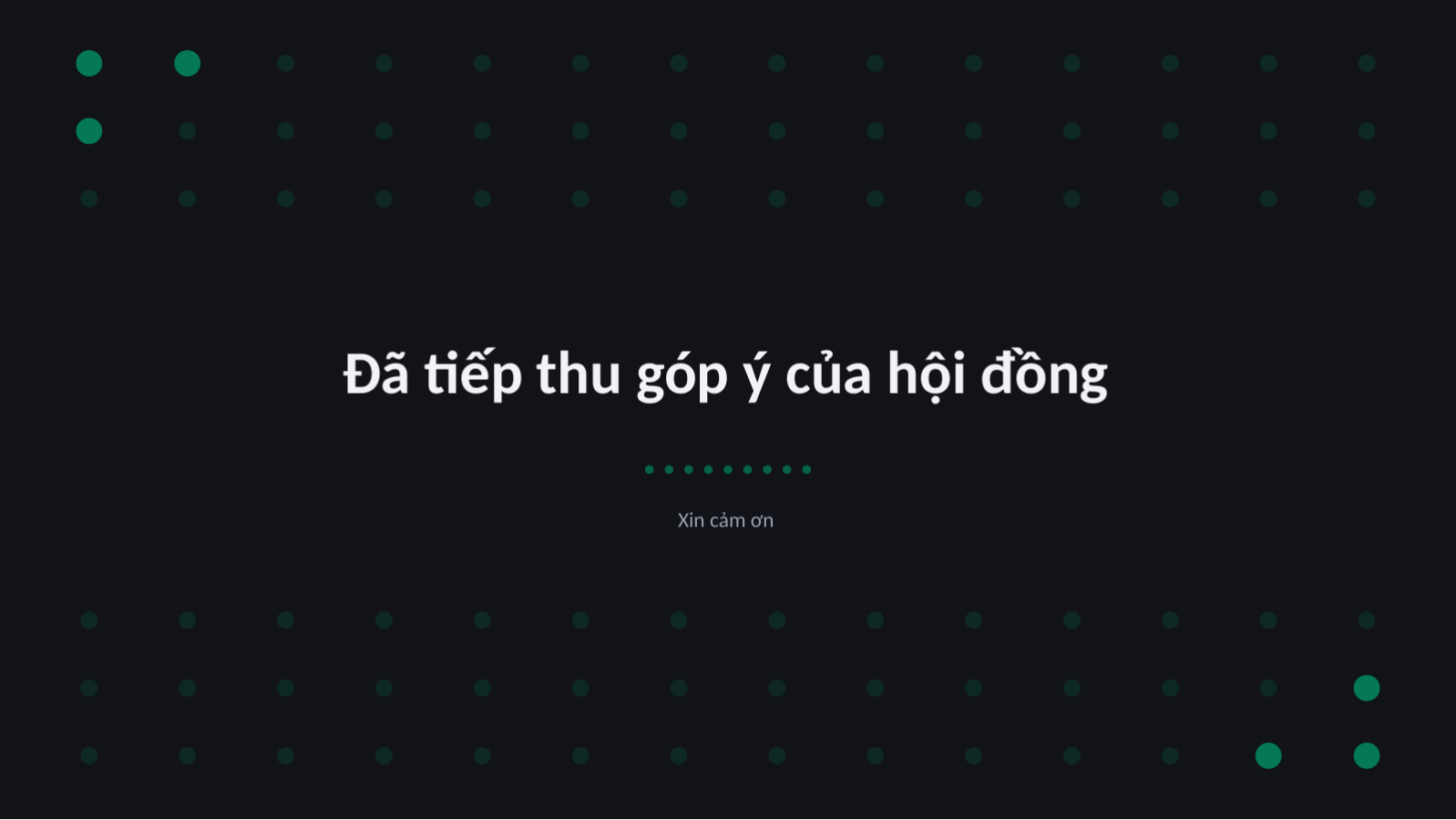 Trang chiếu 10 — Tài liệu bảo vệ luận văn
