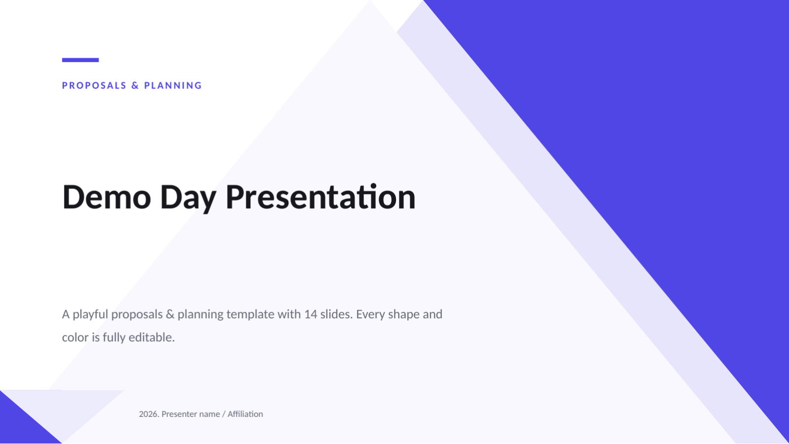 Slide 1 — Demo Day Presentation