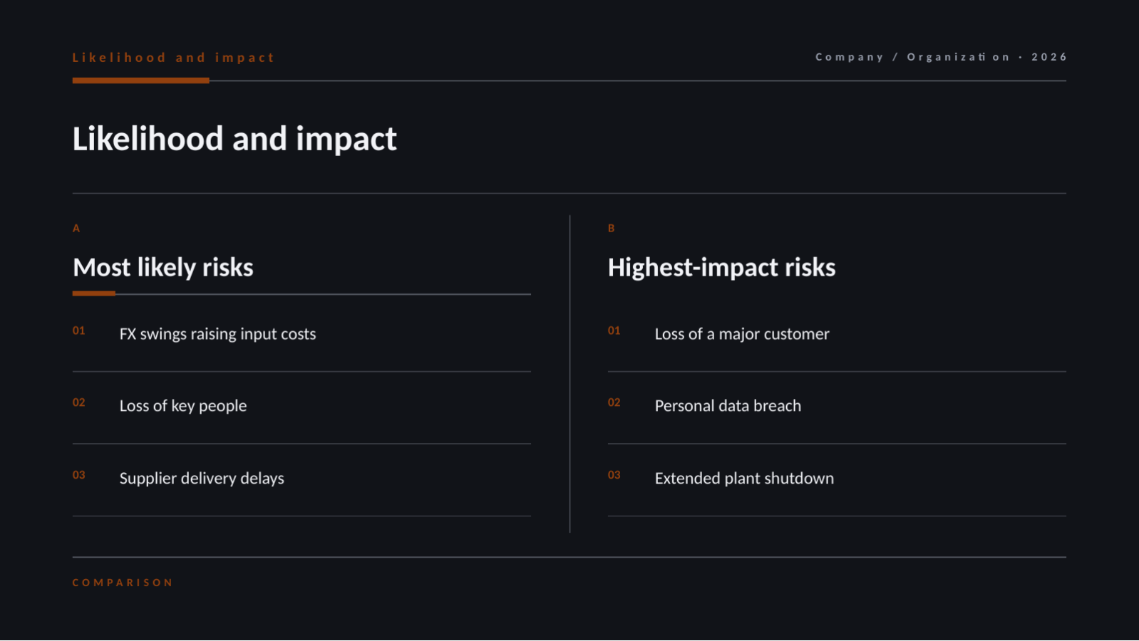 Slide 5 — Risk Management Report